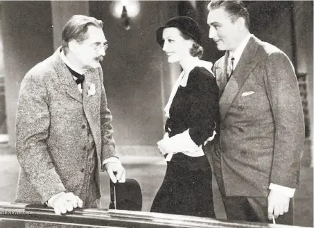  ?? MGM photos 1932 ?? Lionel Barrymore (Otto Kringelein), Joan Crawford (Flaemmchen) and John Barrymore (Baron Felix von Geigernare) are the stars.