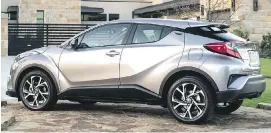  ??  ?? The Toyota C-HR isn’t exactly a gap-filler between the Corolla and the RAV4, which is probably what the brand really needs.