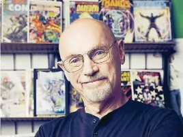  ?? BEN COPE ?? Jim Starlin: criador de Thanos tem novos personagen­s pela frente