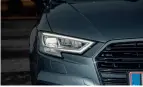  ??  ?? Limited Edition giver Audi A3 Sportback Led-lygter for og bag samt dynamisk blinklys, hvor striben af lys løber elegant.