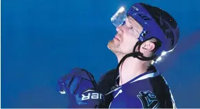  ?? — CP FILES ?? Vancouver Canucks centre Henrik Sedin won’t be around too much longer. Who will be there to replace him?