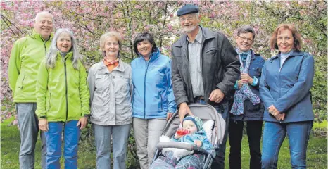  ?? FOTO: PEGGY MEYER ?? Vier Kilometer, jeden Morgen: Die Laufgruppe aus Laiz ist viel „draußen unterwegs“.