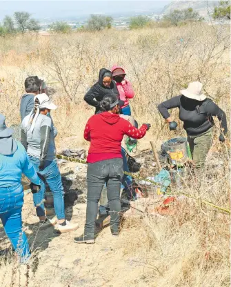  ?? EL SOL DEL BAJÍO ?? Los colectivos han encontrado cuerpos en municipios como Acámbaro y Celaya