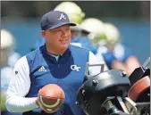  ?? AP - John Bazemore ?? For the first time since 2007, Georgia Tech is entering the preseason with someone other than Paul Johnson at the helm. Now, it is Geoff Collins (above).