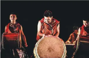  ??  ?? Yujiro Ohmori (centre) will conduct an eight-minute coaching session with student volunteers during the grand finals. It will see the volunteers learning two drum patterns, as finalists of the photojourn­alism contest capture the best shots during the...