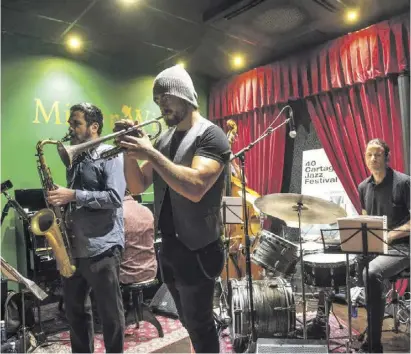  ?? Foto: Rathaus ?? Das Pedro Nuñez Quintet ist auch diesmal wieder beim Jazz-Festival in Cartagena dabei.