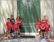  ??  ?? Brookeside Montessori’s Elementary students enjoyed a lovely day at Longwood Gardens, applying their knowledge of botany during the field trip.