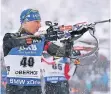  ?? FOTO: DPA ?? Für Erik Lesser reicht es in Oberhof zu Platz fünf.