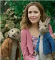  ??  ?? Rose Byrne as Bea with Benjamin and Peter