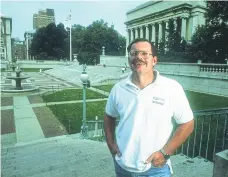  ?? ?? ORDEAL: Terry Anderson at Columbia University, New York City, in August 1992. He spent nearly seven years in captivity in Lebanon.