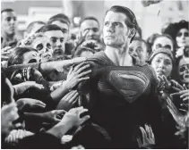  ?? CLAY ENOS ?? The nation, and the world, look to the Man of Steel (Henry Cavill) in Dawn of Justice.