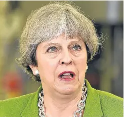  ?? Picture: Getty Images. ?? Theresa May has a battle on her hands.