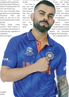  ?? ?? India skipper Virat Kohli