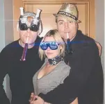  ?? Sophie Monk with Stu Laundy and Oscar Gordon. Picture: INSTAGRAM ??