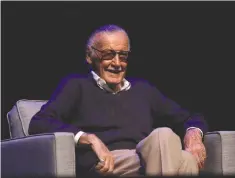  ?? REUTERS ?? MARVEL COMICS co-creator Stan Lee attends a tribute event “Extraordin­ary: Stan Lee” at the Saban Theatre in Beverly Hills, California on Aug. 22, 2017.