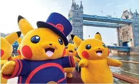 ?? ?? Welcome to London … Pikachus near Tower Bridge. Photograph: The Pokemon Company/