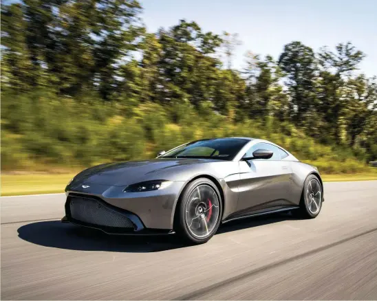  ??  ?? The new generation Vantage was designed with the young sophistica­ted set in mind.