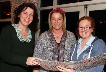  ??  ?? Liz Burns, Arts Officer, Wexford County Council; Mary Claire Kehoe, Arts in the Community, Gorey; and Aisling Noone, Arts in the Community, Enniscorth­y.