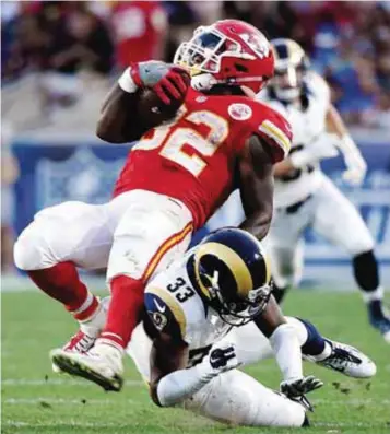  ?? | GETTY IMAGES ?? Los Chiefs le harán los honores a los Rams, que serán locales en el Azteca.