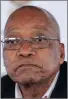  ??  ?? NO PROPOSAL: President Jacob Zuma