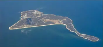  ??  ?? Top and left: The island is located between Orient Point and Fishers Island; Harrison of Save the Sound