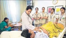  ?? HINDUSTAN TIMES ?? Nursing profession­als play a vital role in all aspects of healthcare.