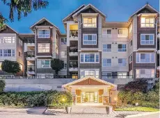  ??  ?? This two-bedroom condo at 211 — 19677 Meadow Gardens Way in Pitt Meadows’ Fairways complex sold for $425,000 in four days.