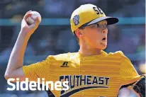  ?? ASSOCIATED PRESS PHOTO ?? Greenville, N.C., pitcher Chase Anderson throws during a Sunday game against Rancho Santa Margarita, Calif., in United States pool play at the Little League World Series tournament in South Williamspo­rt, Pa.