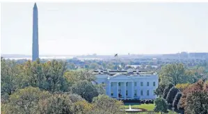  ?? FOTO: SUSAN WALSH/AP ?? Das Weiße Haus in Washington D.C.