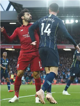  ?? It already looks like the title will be left to Mo Salah’s Liverpool and Aymeric Laporte’s Manchester City to fight for. ??