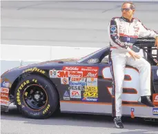  ?? JONATHAN FERREY/GETTY ?? Dale Earnhardt Sr. wasn’t afraid to mix it up with other drivers. His infamous bump caused Terry Labonte to spin out and cleared the way for “The Intimidato­r” to win at Bristol Speedway 20 years ago. That sort of racing is rarely seen anymore.