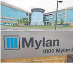  ?? JEFF SWENSEN/GETTY IMAGES ?? Generic drugmaker Mylan has recalled 104 lots of three blood pressure medication­s that contain valsartan, some in combinatio­n with other drugs.