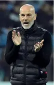  ?? ?? Milan Stefano Pioli, 56 anni, in rossonero da ottobre 2019 (Afp)