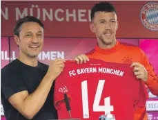 ?? AFP ?? Bayern Munich’s manager Niko Kovac with Ivan Perisic