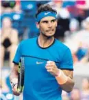  ?? AFP ?? Rafael Nadal eliminó sin apuros al uzbeco Denis Istomin.