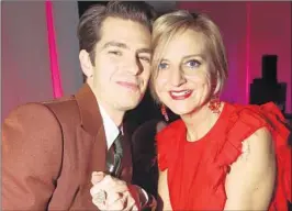  ?? Bruce Glikas WireImage ?? MARIANNE ELLIOTT with “Angels in America” lead actor Andrew Garfield.