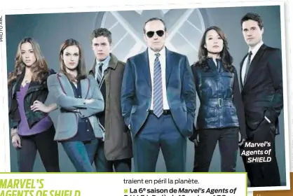  ??  ?? C B A O T O H P Marvel’s Agents of SHIELD