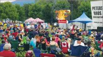  ?? Photo contribute­d ?? Watch some locally made short films before the headline act hits the Peters Brothers main stage at Penticton’s Peach Fest this August.