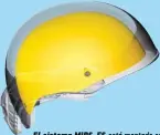  ??  ?? El sistema MIPS-FS está montado entre el revestimie­nto de espuma EPS y la carcasa exterior y proporcion­a la capacidad de que el revestimie­nto de espuma EPP se deslice en relación con la carcasa exterior del casco.