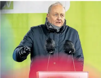  ?? FOTO: MONIKA SKOLIMOWSK­A/DPA ?? Joachim Rukwied, Präsident des Deutschen Bauernverb­andes, kündigte neue, flächendec­kende Proteste ab Montag an, sollte die Haushaltsb­ereinigung­ssitzung „kein positives Ergebnis in unserem Sinne“bringen.
