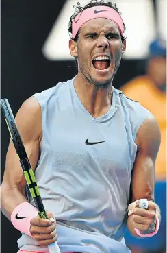  ?? Picture: Paul Crock/AFP ?? World No1 Rafael Nadal is up against fellow Spaniard David Ferrer in the opening match of his title defence.