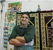  ??  ?? Jawad Rabani works at Maihan Supermarke­t in Colombo St and says his customers hail from across the globe.