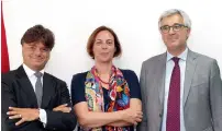  ?? Photo by Juidin Bernarrd ?? Liborio Stellino, Valentina Setta and Dr Gianpaolo Bruno at the Press conference on Tuesday. —