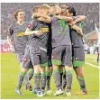  ??  ?? Am 25. November.2011 bejubelte Borussia Mike Hankes Doppelpack.