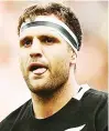  ??  ?? Off: Luke Whitelock