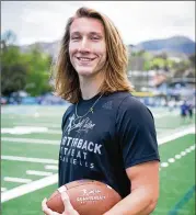  ?? MEG OLIPHANT / GETTY IMAGES ?? Clemson quarterbac­k Trevor Lawrence was the nation’s No. 1 overall prospect in his class.