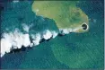  ?? ?? Hình ảnh núi lửa Home Reef phun trào ngày 14/9/2022.