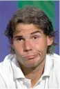  ?? — AFP ?? Rafael Nadal after his loss on Thursday night.