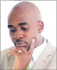  ??  ?? Nelson Chamisa