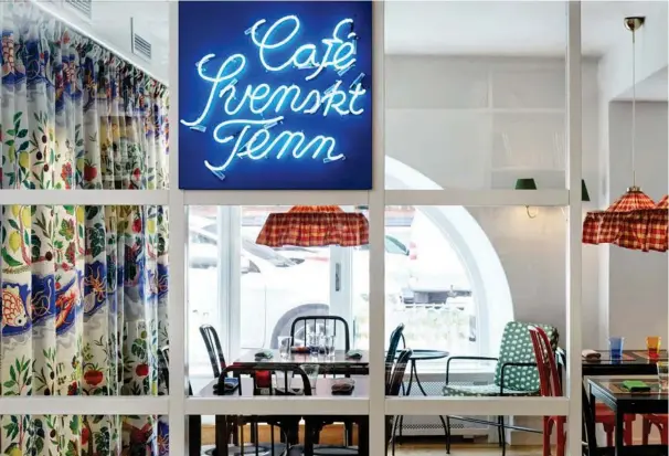 ?? ?? Svenskt Tenn er interiørbu­tik, galleri og café under samme tag. Foto: Svenkt Tenn